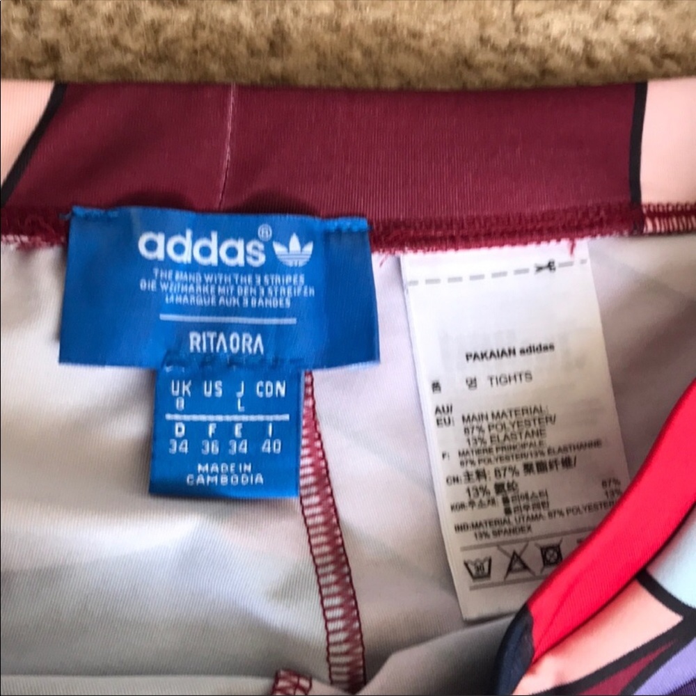 rita ora x adidas leggings/ tights